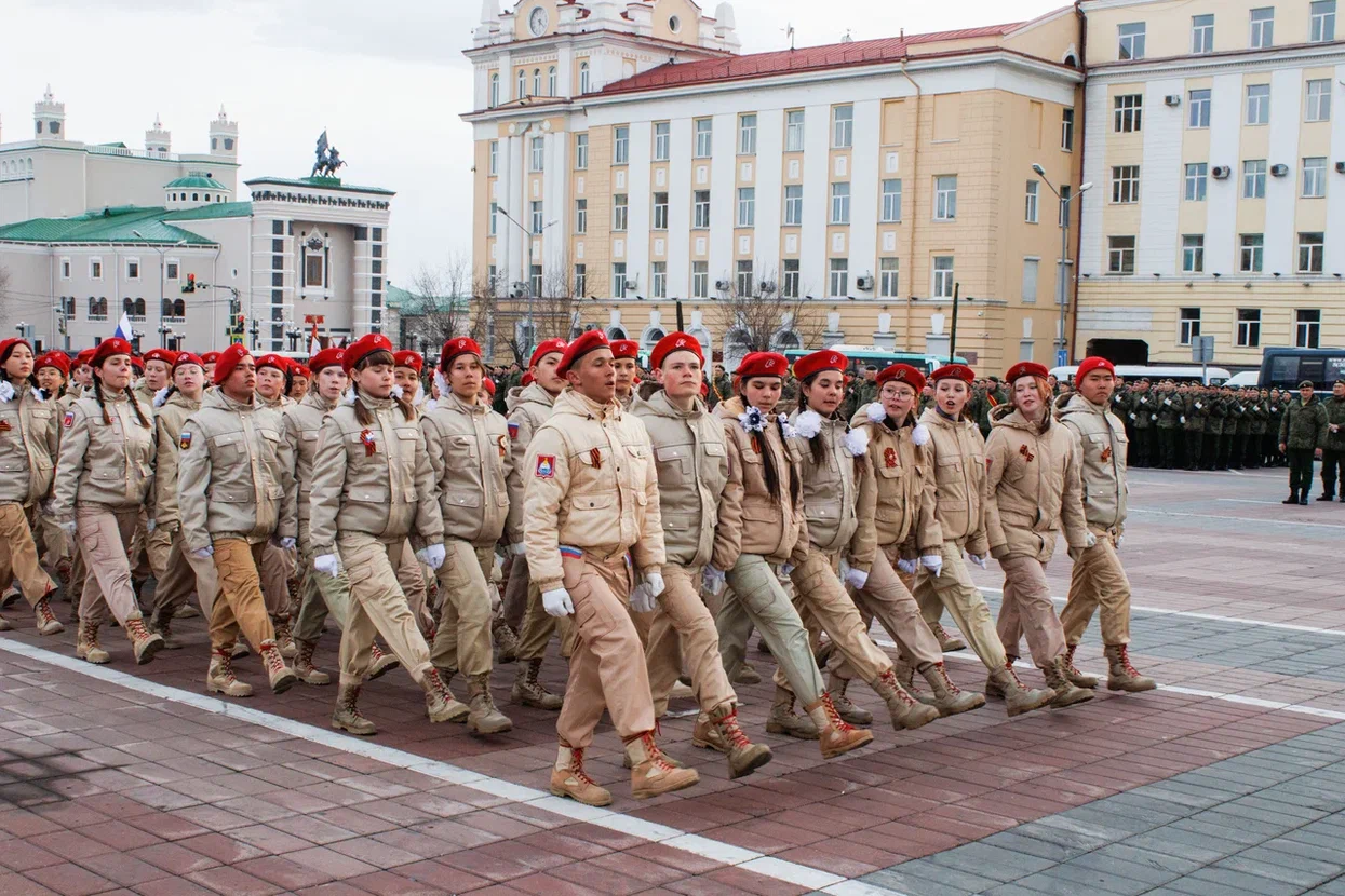 В Улан-Удэ сегодня прошла репетиция парада Победы - новости Бурятии и  Улан-Удэ