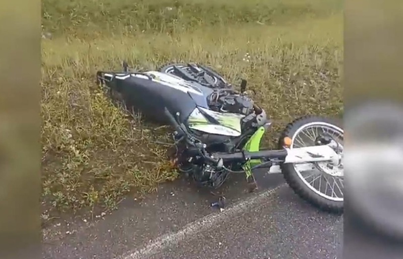 29-летний мотоциклист без прав разбился насмерть на трассе в Бурятии