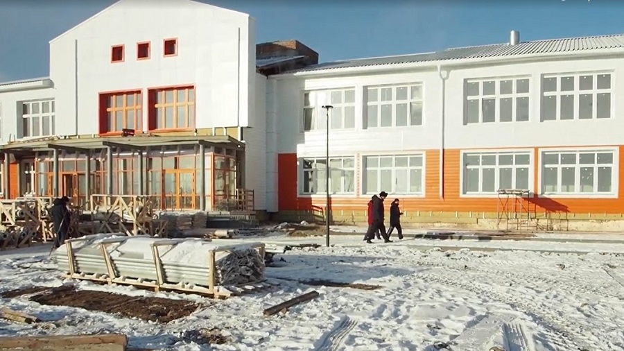 В Курумканской школе заканчиваются отделочные работы