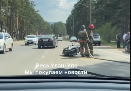 Мотоциклист разбился в Улан-Удэ 