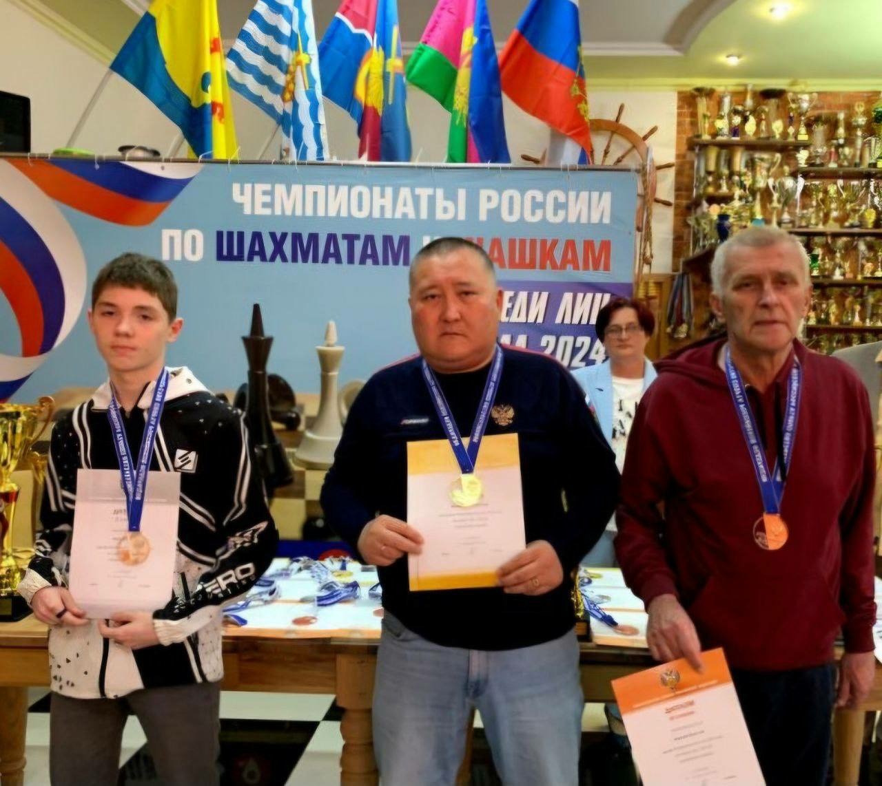 Спортсмен из Бурятии стал чемпионом России по шашкам