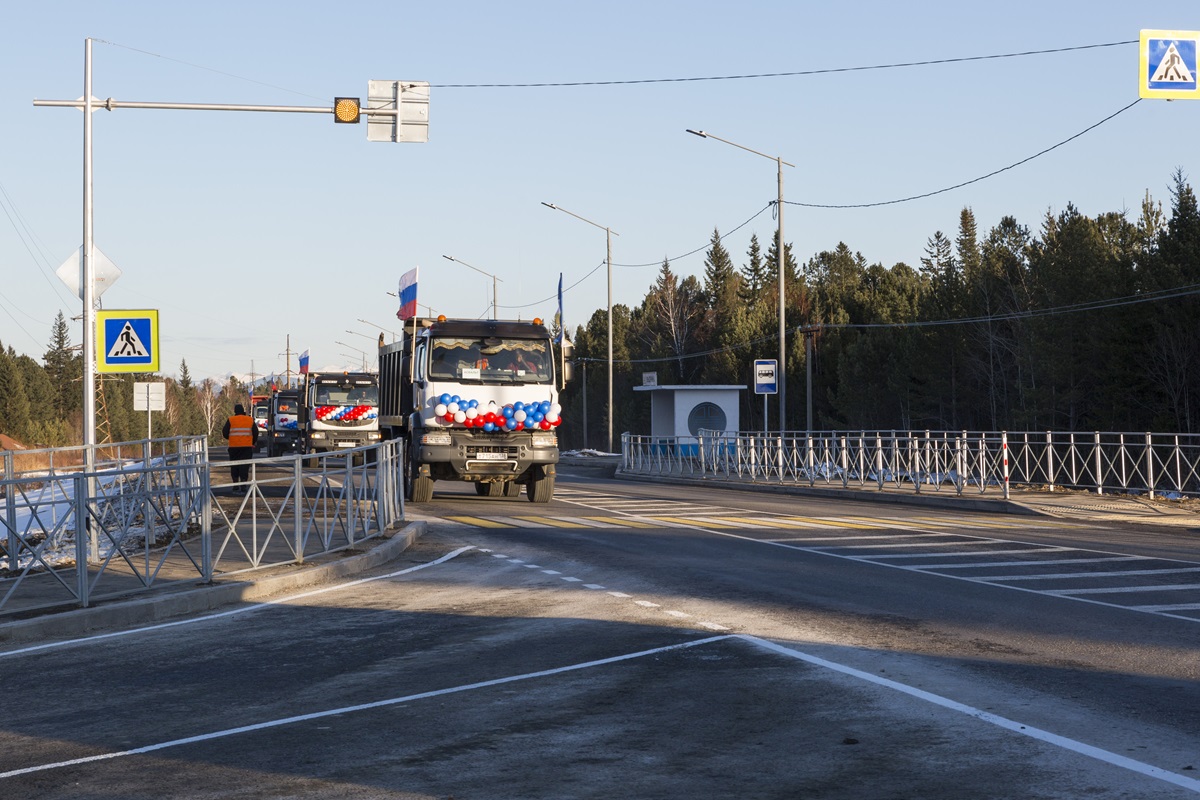 В Бурятии ввели в эксплуатацию участок федеральной дороги в районе Выдрино