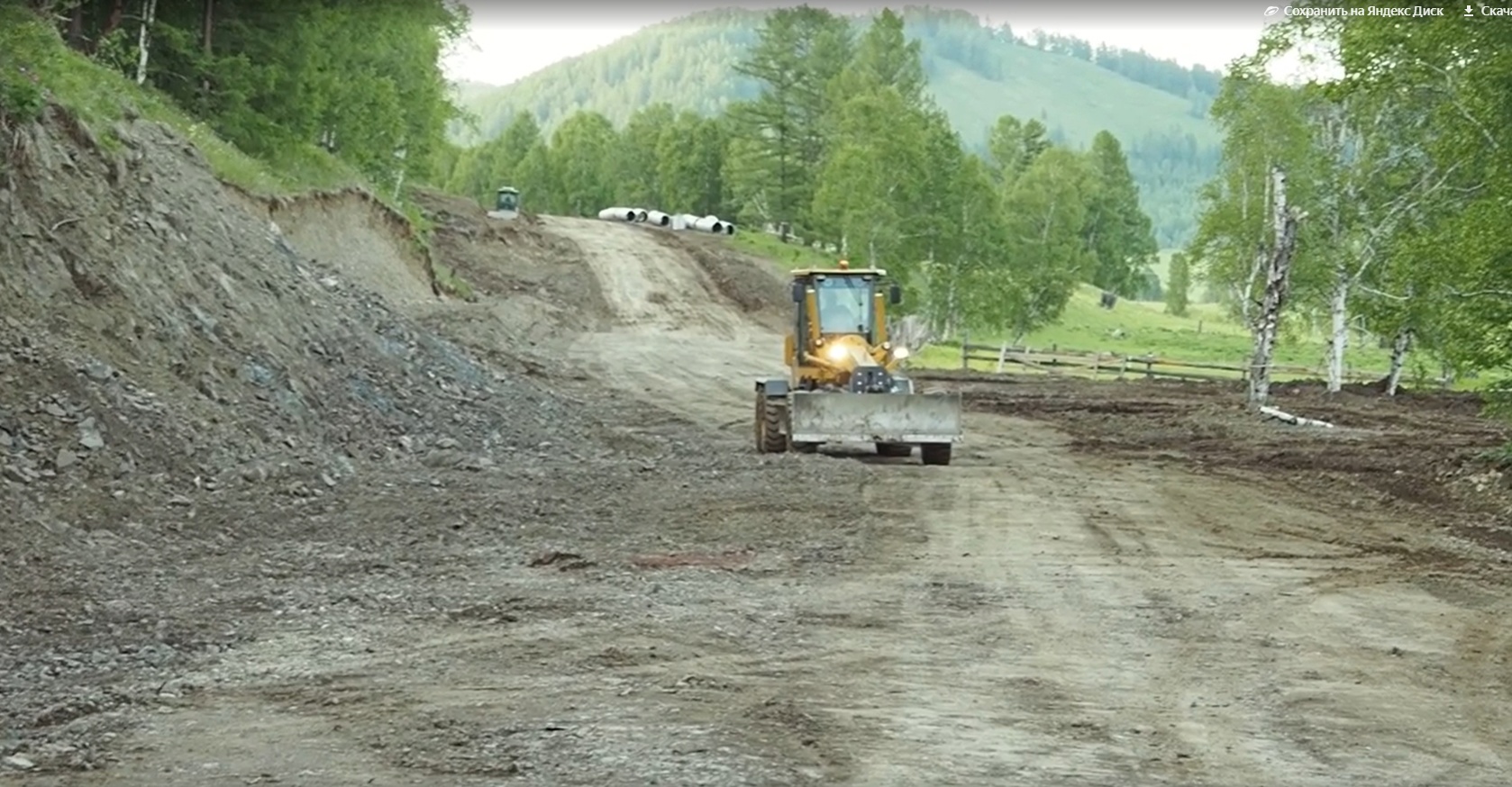 Строительство новой дороги в Закаменском районе Бурятии идет с отставанием