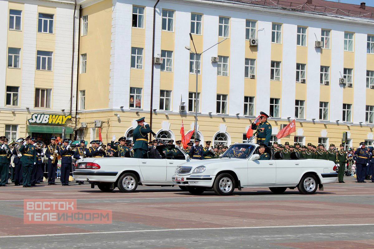 Легендарная 34-ка приняла участие в Параде Победы в Улан-Удэ - новости  Бурятии и Улан-Удэ