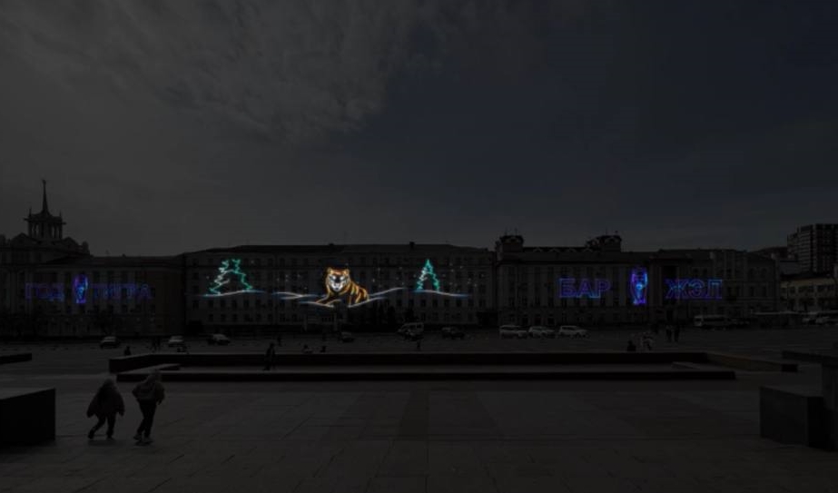 На главной площади Улан-Удэ покажут тематическое лазерное шоу
