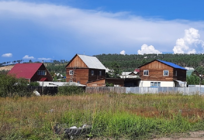 Большая часть домов в Бурятии построена из дерева