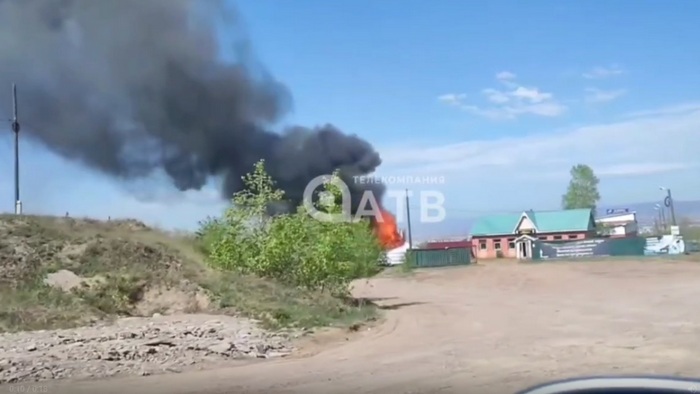 Пожар в юрточном кафе произошел в Улан-Удэ