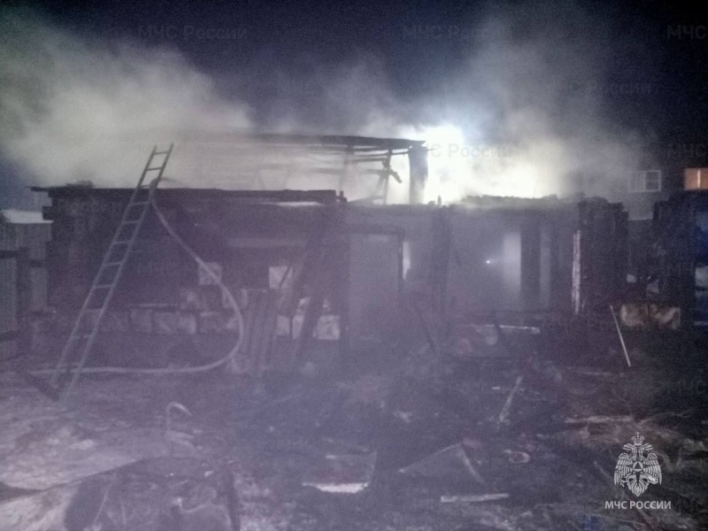 В Улан-Удэ на пожаре пострадало два человека