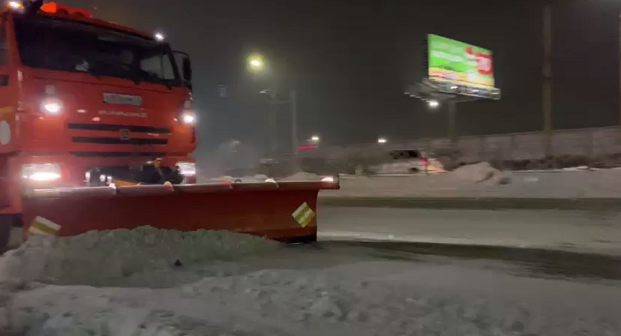 В Улан-Удэ за выходные выпало 65% месячной нормы снега
