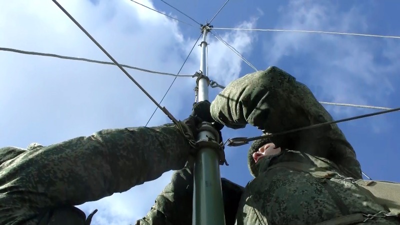 Защищенную сеть для управления войсками развернули связисты в ходе учения в предгорьях Бурятии