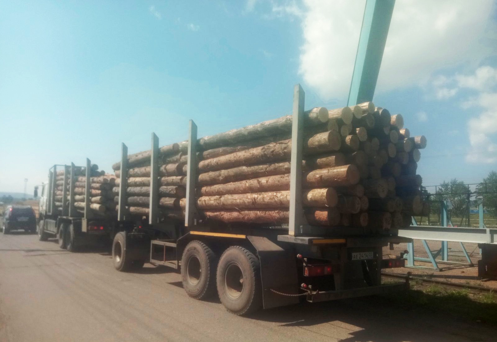 Лесопользователи Бурятии отправили древесину для постройки блиндажей на территории СВО