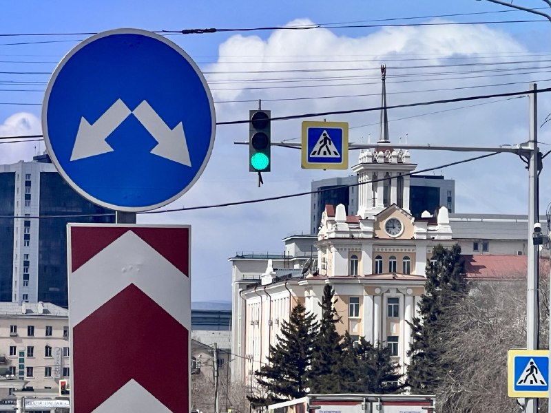 В Улан-Удэ начали делать дорожные знаки 