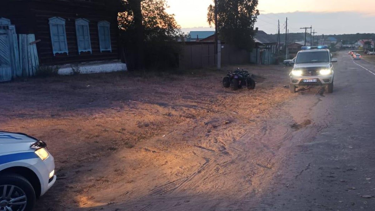 Ребенок на квадроцикле попал в ДТП на Байкале