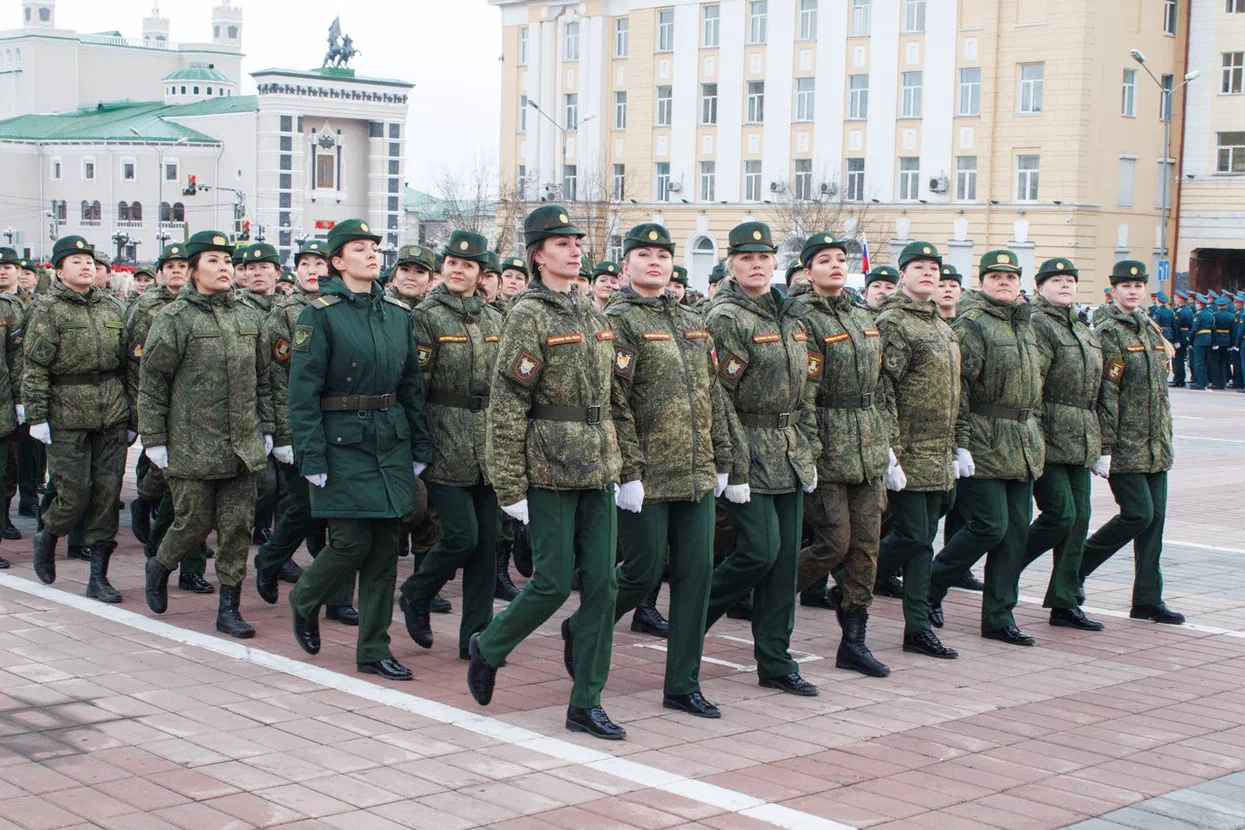 В Улан-Удэ сегодня прошла репетиция парада Победы - новости Бурятии и  Улан-Удэ