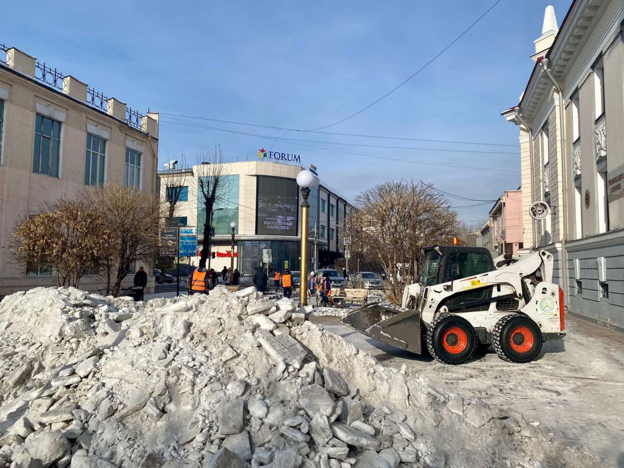 В Улан-Удэ Арбат остался без снега
