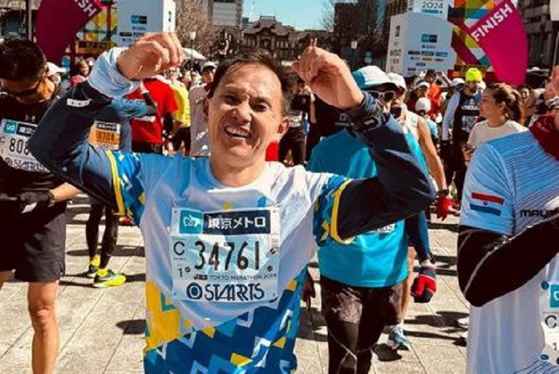 Улан-удэнец пробежал марафон в Японии в футболке 
