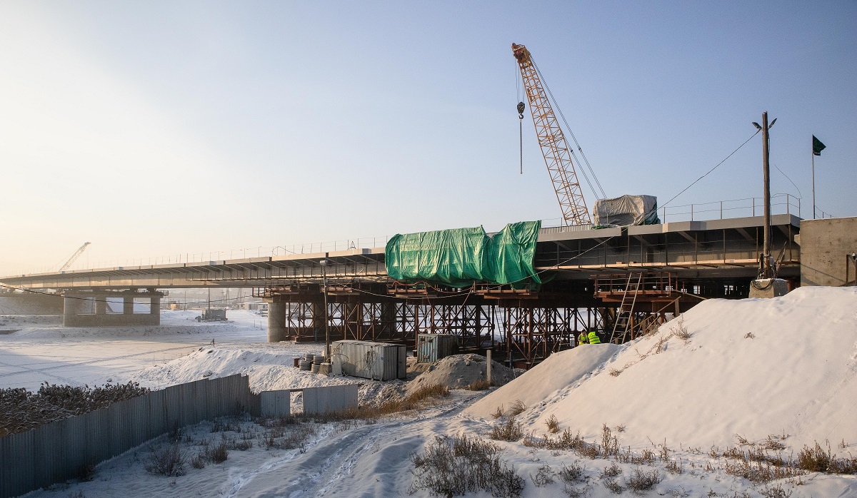  На Третьем мосту через Уду завершили все работы 2022 года 