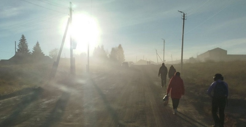 В Бурятии жители села мучаются из-за дорожной пыли