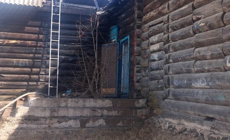 В Заиграевском районе горела школа