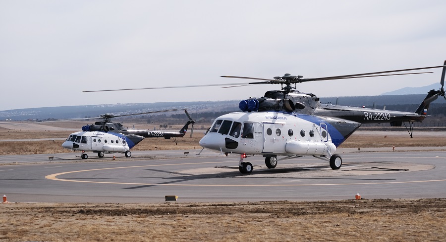 Два вертолета из Улан-Удэ отправили компании на Крайний Север