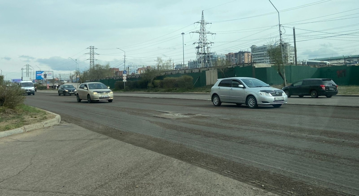 В Улан-Удэ приступили к ремонту дороги по улице Борсоева