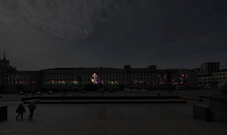 «Боль, возрождение и любовь»: Улан-удэнцы смогут увидеть световую инсталляцию ко Дню Победы