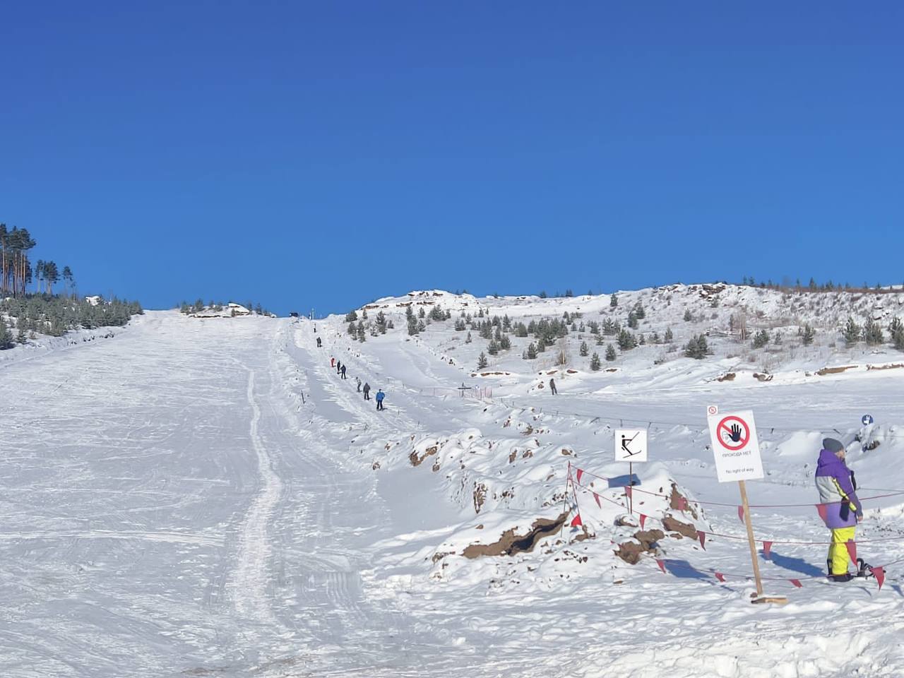 В Улан-Удэ расхваленная лыжная трасса не работает из-за нехватки снега
