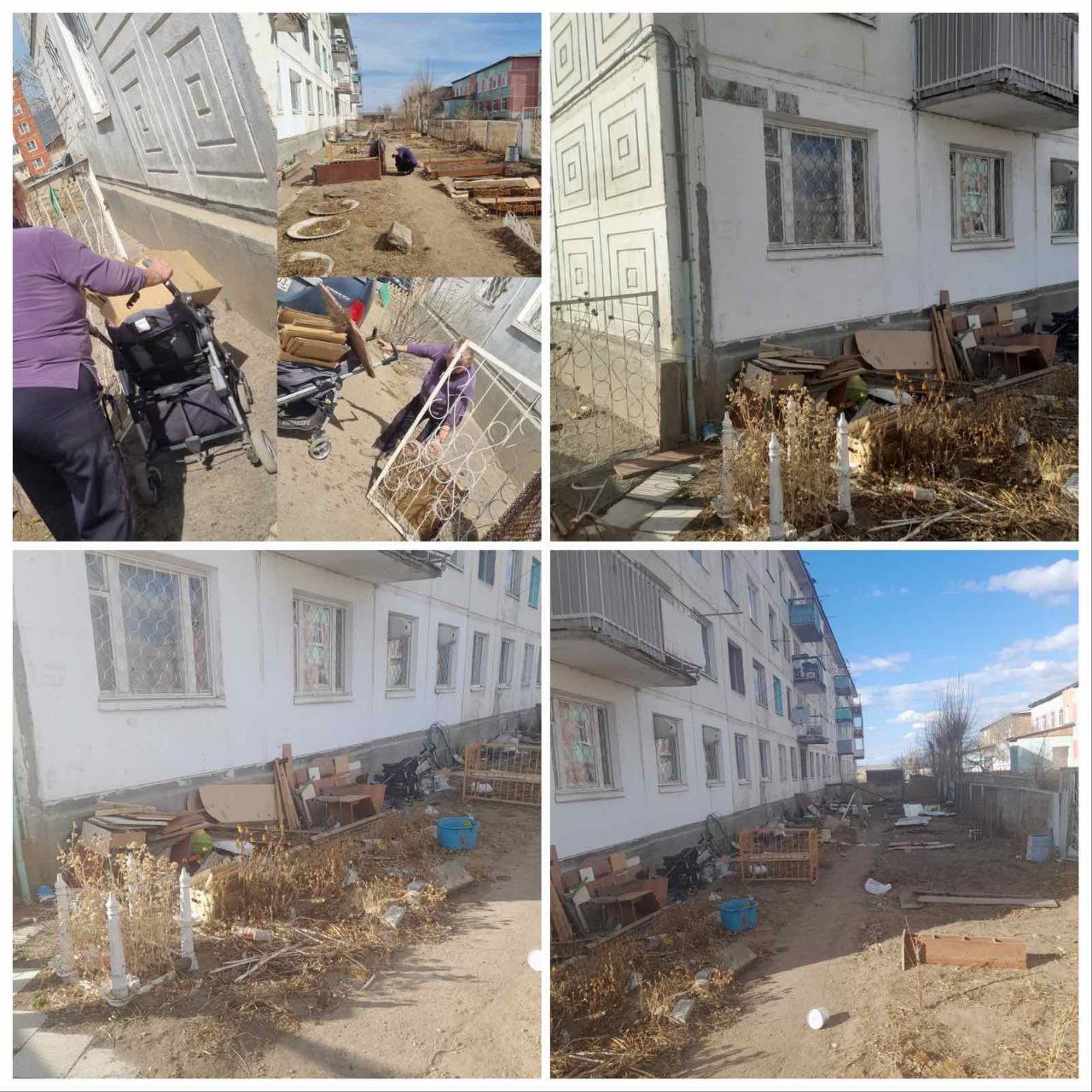 В районе Бурятии жители села пожаловались на бабушку, устроившую свалку вокруг дома