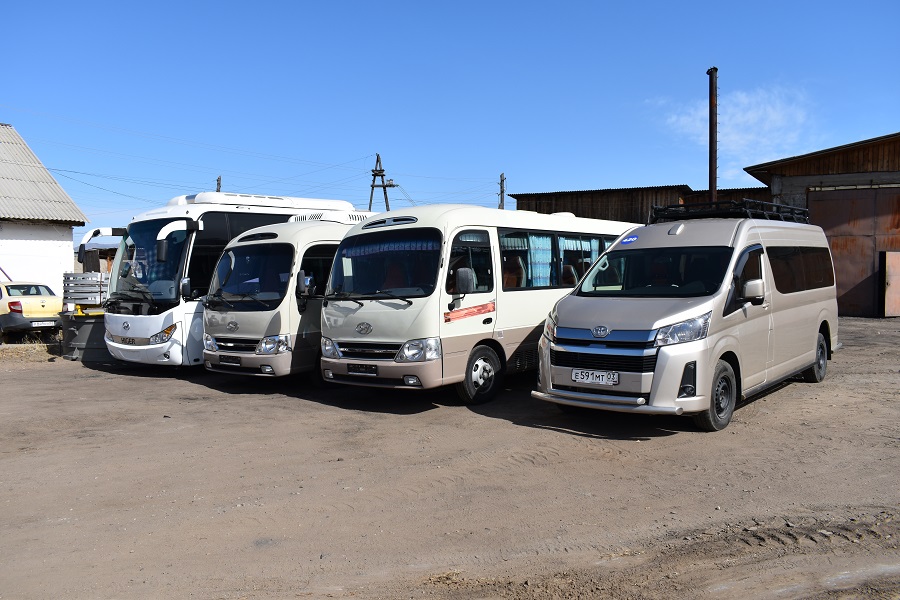 Четыре новых автобуса начали курсировать в райцентр в Бурятии
