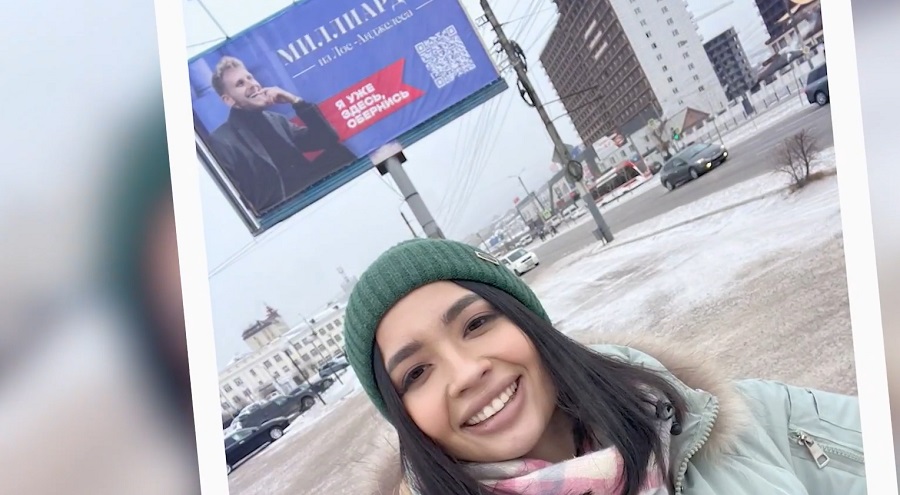 Девушка с баннером «Ищу мужа» из Улан-Удэ встретилась с миллиардером из США