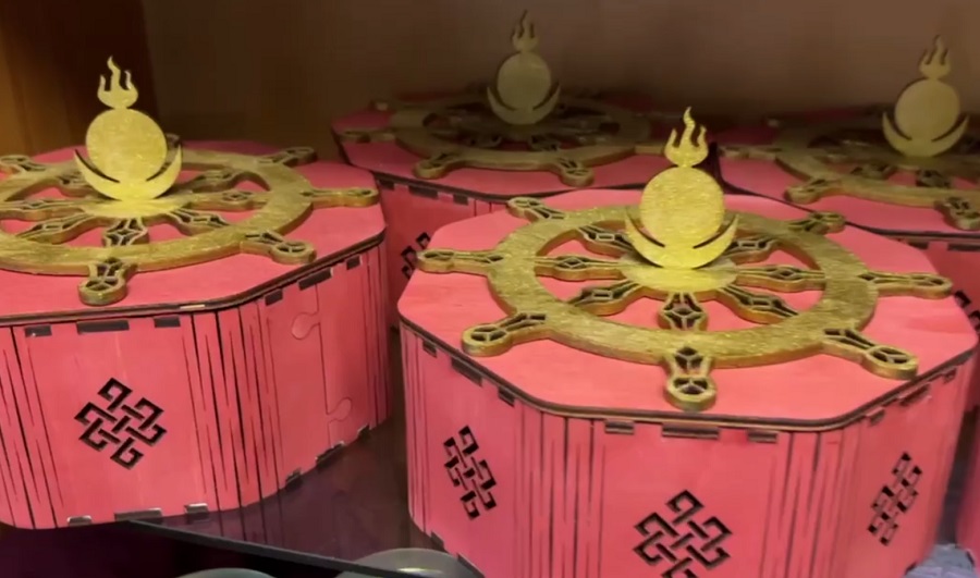 Мастерская главного буддийского храма в Бурятии выпустила сосуд для благосостояния