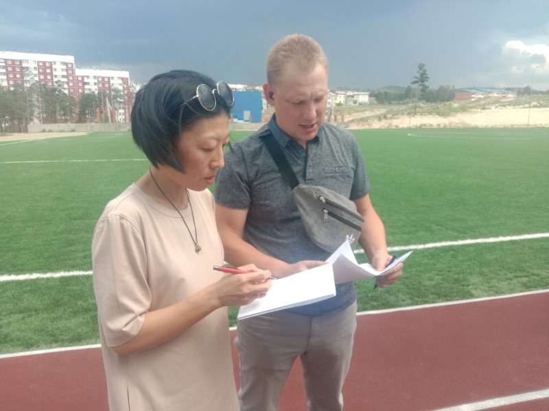 В Улан-Удэ в 103 микрорайоне обнаружили брак в строительстве спортивного комплекса