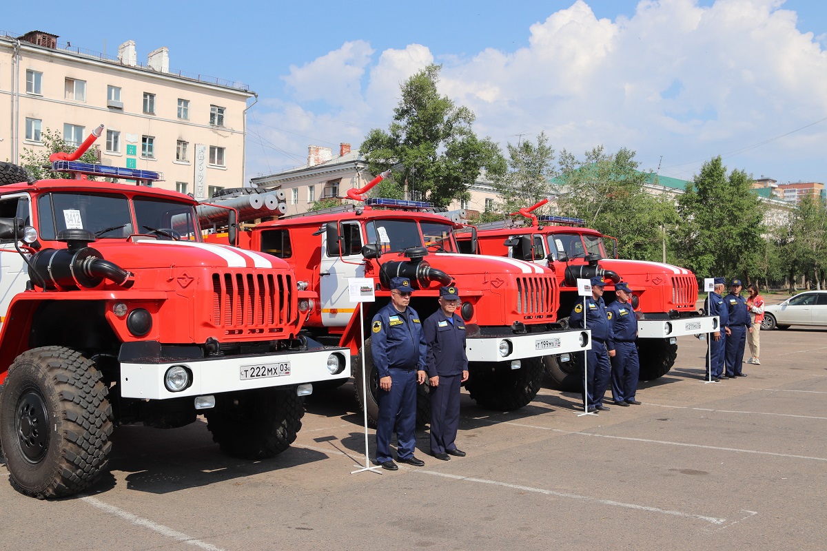 В Бурятии пополнился парк пожарных машин