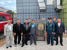 В Улан-Удэ открыли памятник ликвидаторам Чернобыльской аварии