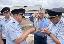 В Улан-Удэ сотрудники ГИБДД заложили капсулу времени