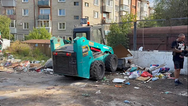 Дрова, трава и %22стройка%22 мешают вывозу отходов в Улан-Удэ и пригороде