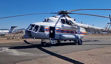 Борт Ми-8 МЧС России вылетел к месту схода лавины на руднике «Ирокинда» в Бурятии