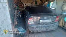 В Бурятии у автоледи отобрали машину, на которой она врезалась в чужой забор