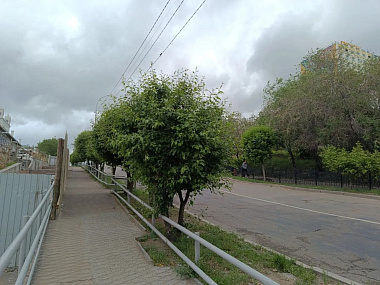 Лестницу от Арбата до Площади Советов закрыли на ремонт