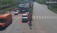 ДТП на Борсоева: затруднено движение в центре города