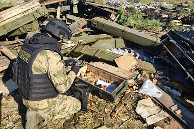 На пустыре в Улан-Удэ нашли снаряды