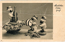 Уникальная открытка из Берлина 1945 года хранится в семье бойца Красной Армии в Бурятии