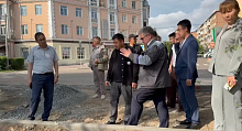 В Улан-Удэ выявлены замечания к обустройству бордюрных камней на Мемориале Победы