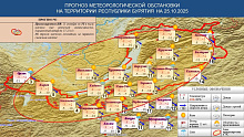 Штормовое на выходные объявлено в Бурятии