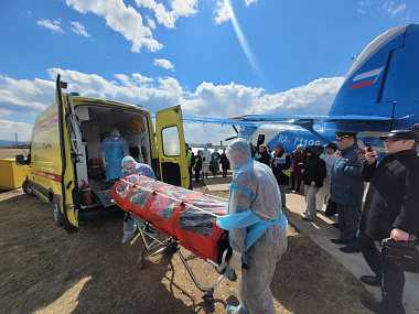 В аэропорт Улан-Удэ прилетел «больной» пассажир из Индии