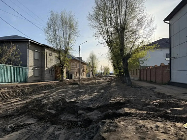 В Улан-Удэ готовят основание дорог на улицах Куйбышева и Шмидта