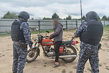 В Тарбагатайском районе росгвардейцы задержали пьяного мотоциклиста﻿ 