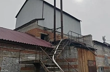 В пригороде Улан-Удэ горела котельная на территории угольного склада