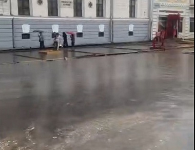 Арбат в Улан-Удэ ушел под воду